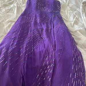Tiffany Designs Rich Purple Gown